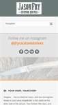 Mobile Screenshot of frycustomknives.com